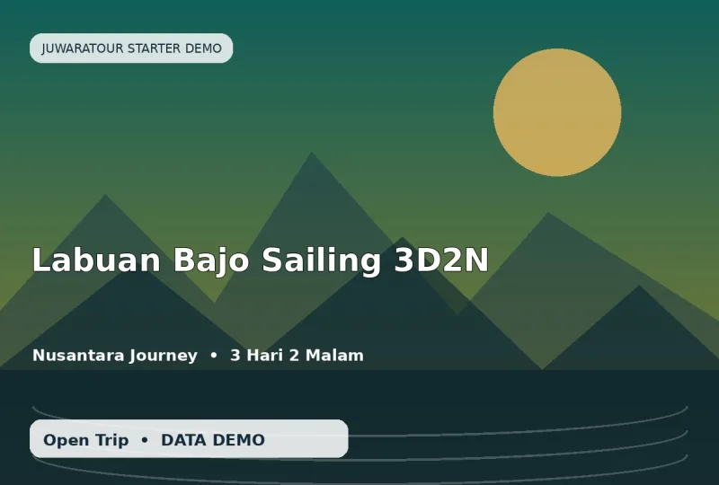 Labuan Bajo Sailing 3D2N